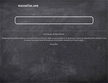 Tablet Screenshot of macronline.com
